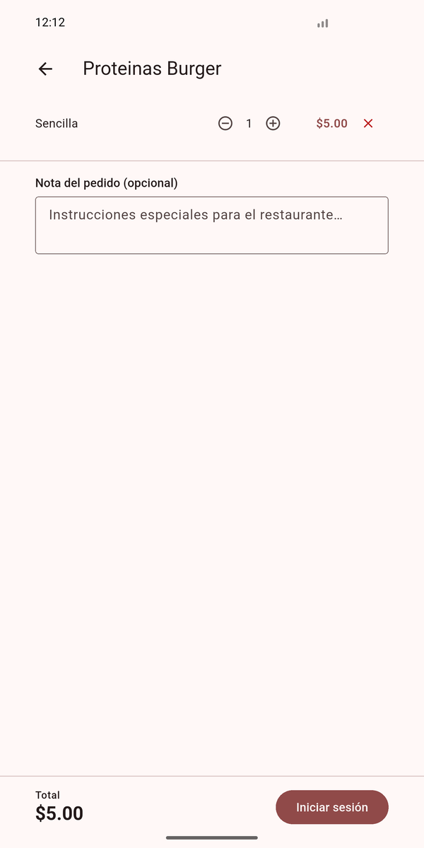 Confirma tu pedido en segundos
